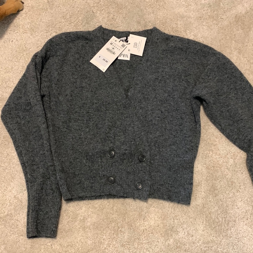 Zara grey cardigan